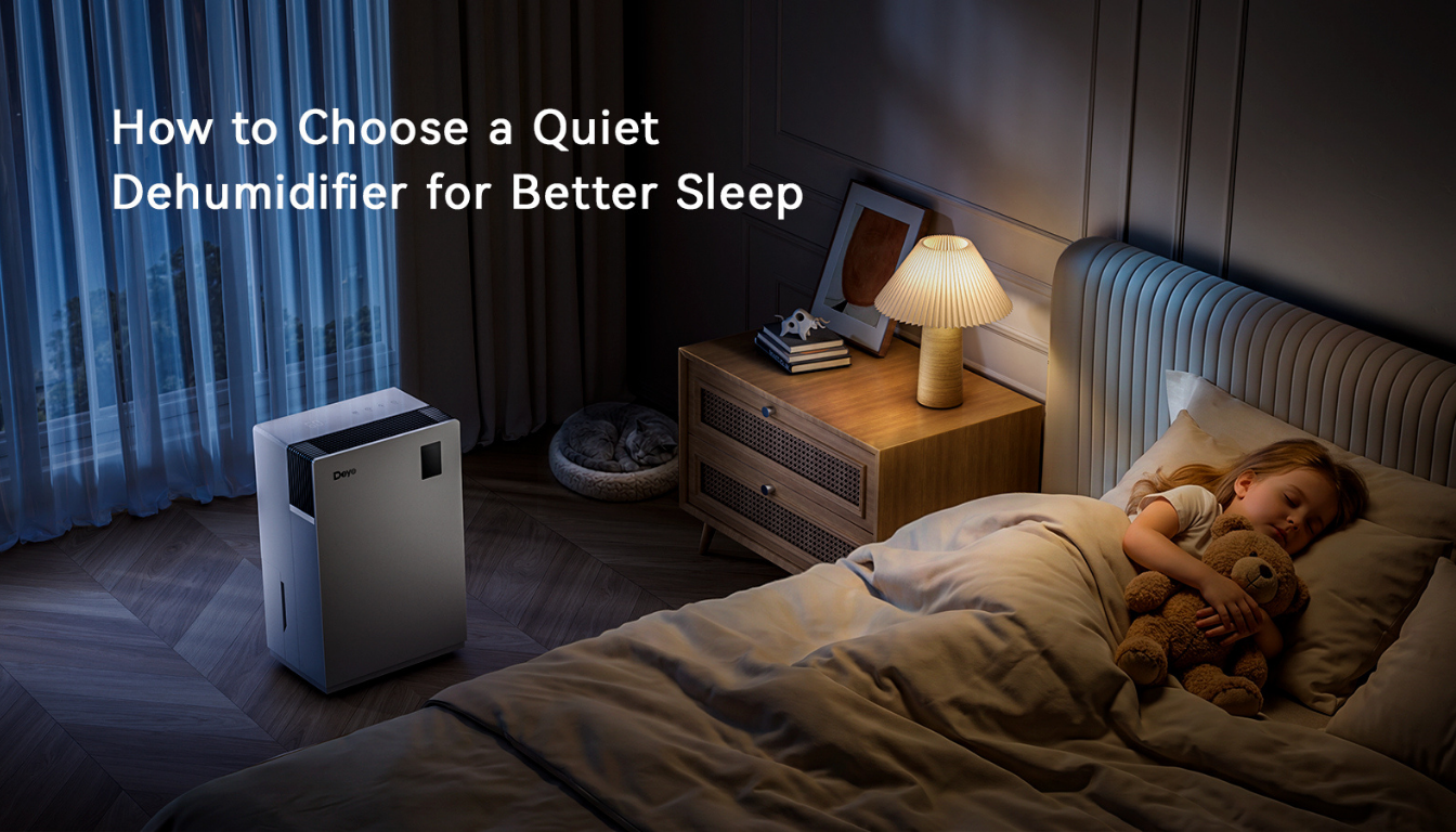 How to Choose a Quiet Dehumidifier for Better Sleep