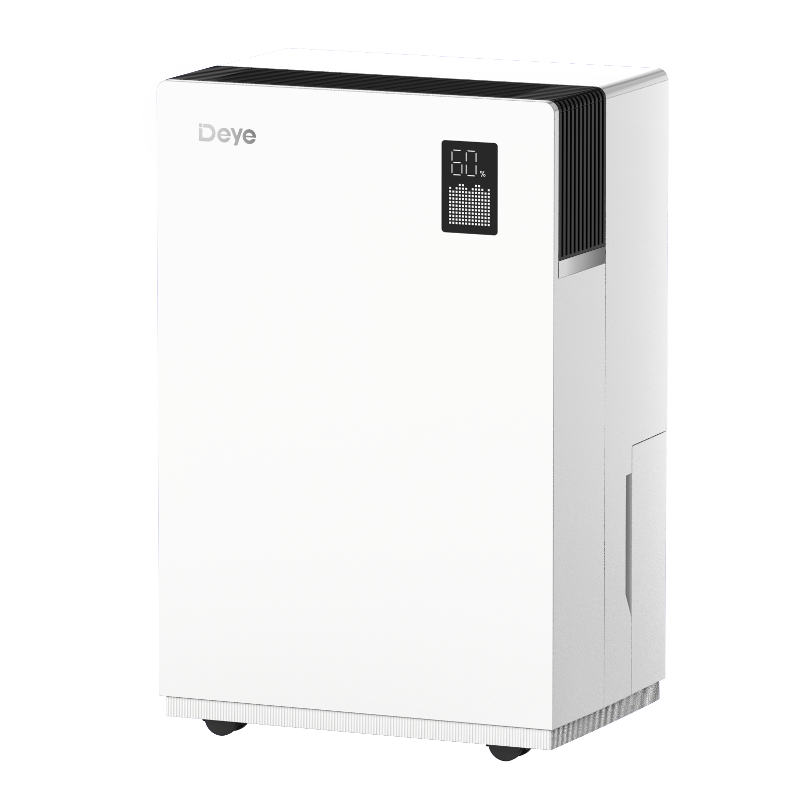 Deye A10 dehumidifier, white cabinet with digital display and control panel